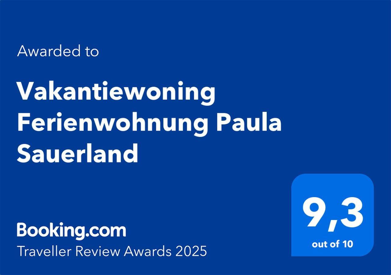 Vakantiewoning Ferienwohnung Paula Sauerland Шмалленберг Экстерьер фото
